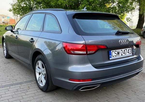 Audi A4 cena 82500 przebieg: 145000, rok produkcji 2018 z Grudziądz małe 46